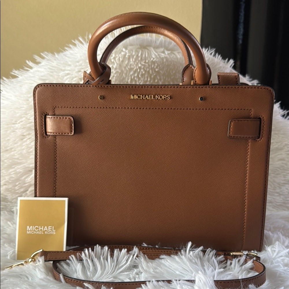 Michael Kors Brown Leather Handbag